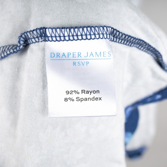 Draper James RSVP Wrap Dress Floral Long Sleeve Blue Size S - Picture 10 of 12